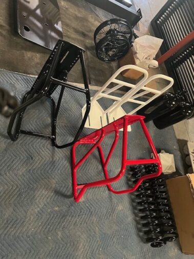Precision Powdercoating of Melbourne powder coated items gallery