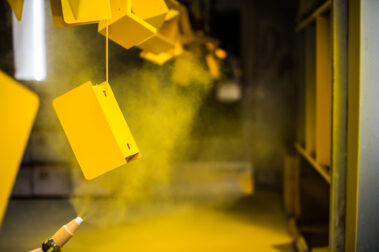 Precision-Powdercoating-of-Melbourne-yellow-powdercoating-products